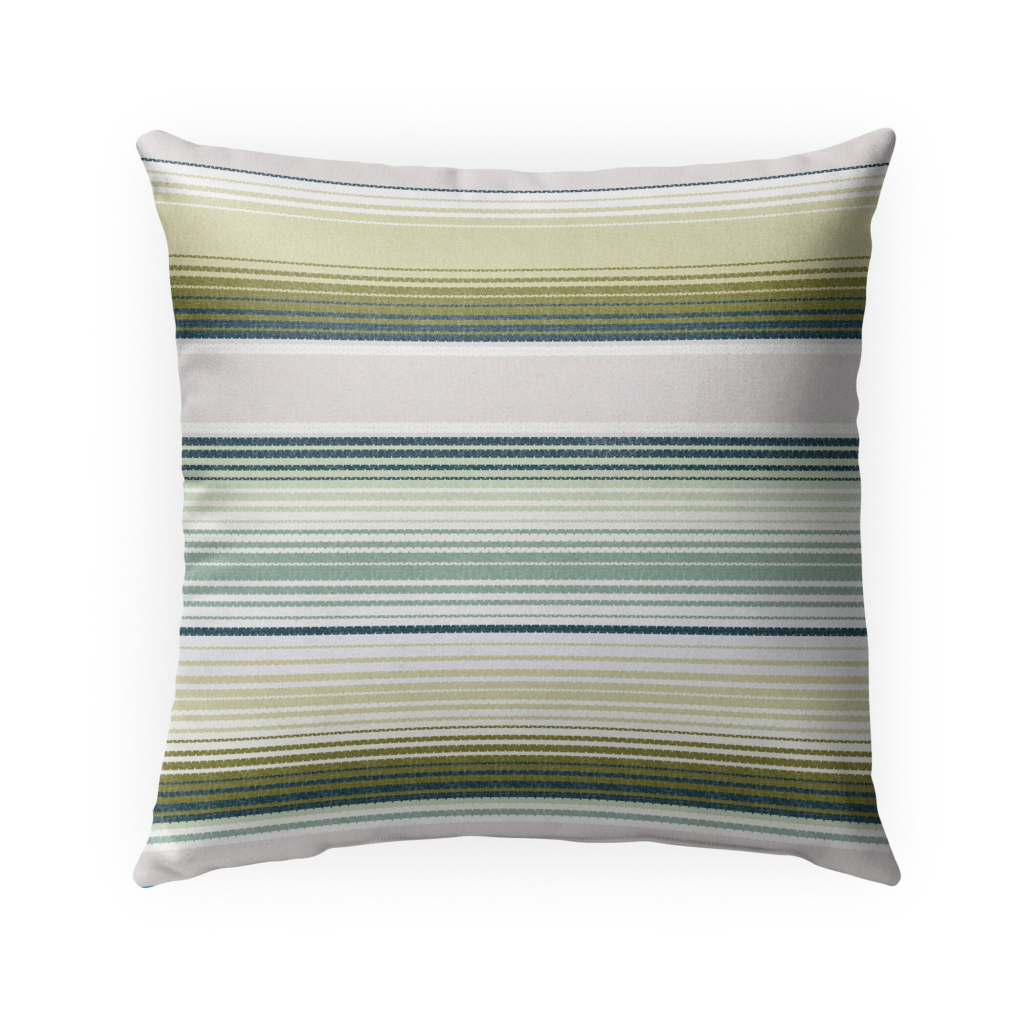 Green and white striped outdoor pillows sales